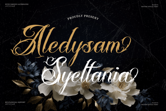 Aledysam Syeltania: More Than Just a Stylish Tattoo Font