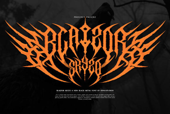 Blaizor Skyzo: The Display Font Forged in Chaos