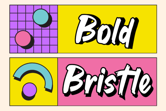 Bold Bristle: Injecting Handmade Energy into Modern Typography