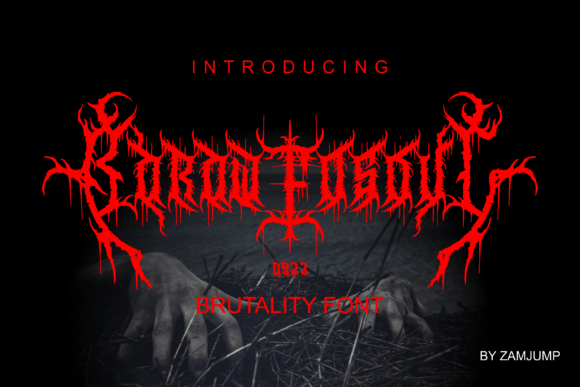 Borowedsoul: The Black Metal Display Font for Bold Branding