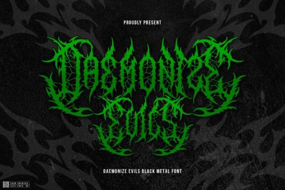 Daemonize Evils: The Black Metal Font That Demands Attention