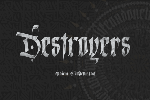Destroyers: A Calligraphic Edge for Bold Branding