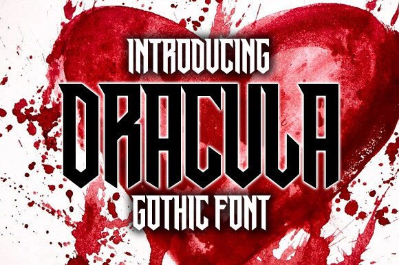 Dracula: A Gothic Typeface for Bold, Unforgettable Design