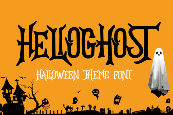 HELLOGHOST: Your Next Favorite Halloween Display Typeface