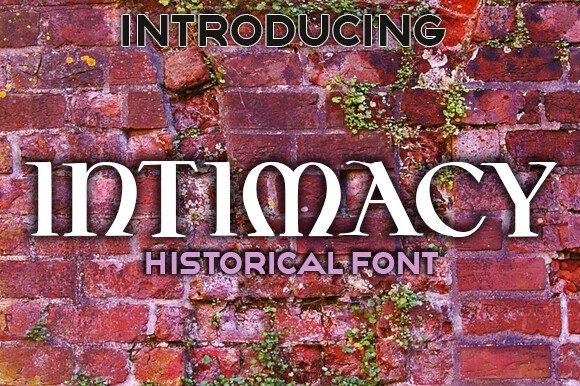 Intimacy: The Celtic-Inspired Typeface for Bold Projects