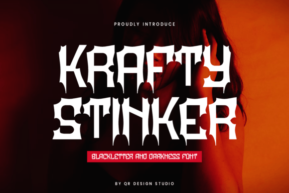 Krafty Stinker: A Display Font with Raw, Unapologetic Energy