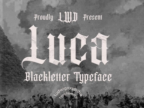 Luca: The High-Contrast Typeface for Modern, Impactful Design