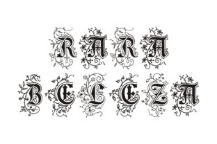 Rara Beleza: The Antique Display Typeface for Bold Headers