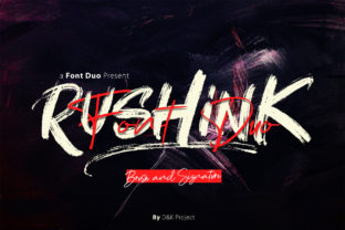Rushink Duo: A Font Pairing with Creative Fire