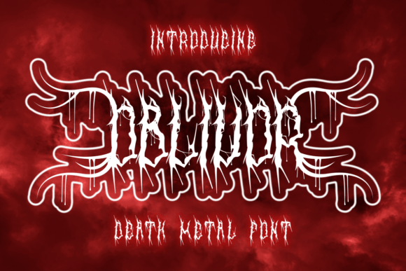Unleash the Darkness: The Oblivor Death Metal Font