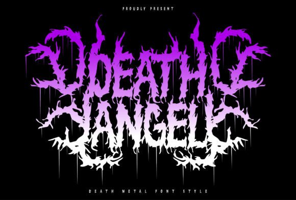 Unleash the Edge: Mastering the Death Angel Typeface