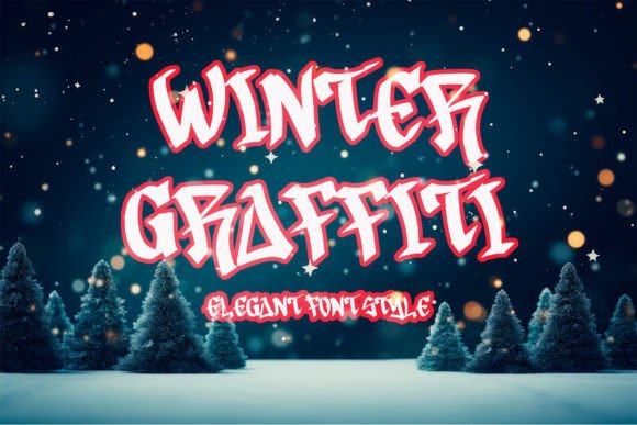 Winter Graffiti: The Elegant Street Font for Seasonal Design